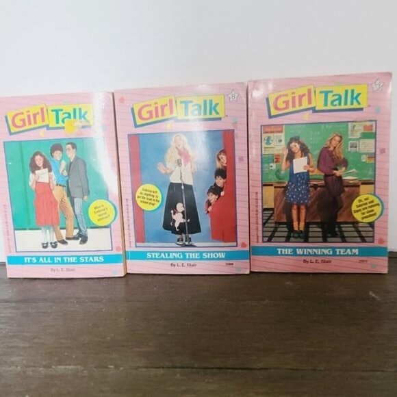 Vintage Other - Vintage 90s Girl Talk By L.E. Blair Book Lot